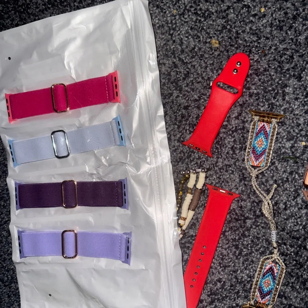 Red series 7 Apple Watch